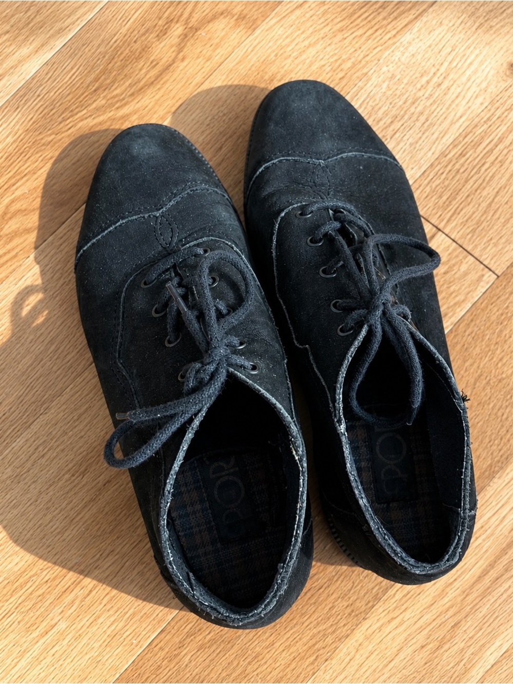 Vintage 90s SPORTO genuine black leather ankle boots